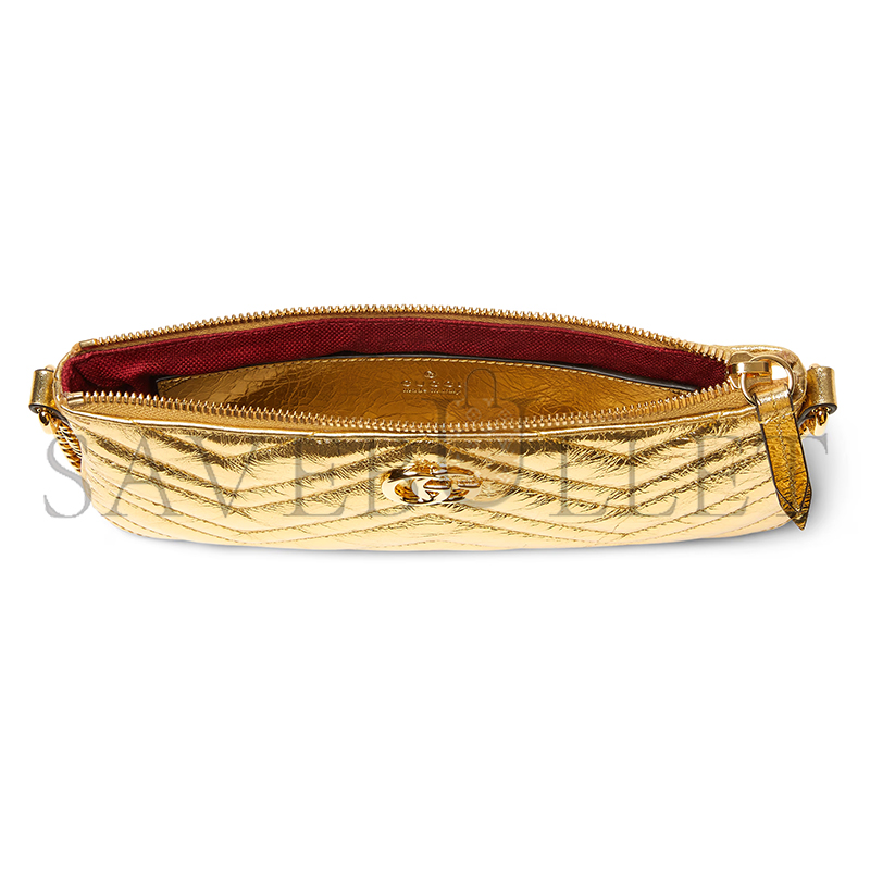 GUCCI GG MARMONT POCHETTE WITH CHAIN 824950 (22*12*2cm) GUCCI GG MARMONT POCHETTE WITH CHAIN 824950 (22*12*2cm)